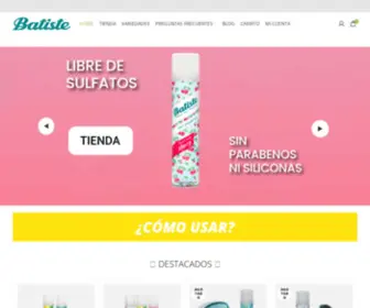 Batistechile.cl(Batiste) Screenshot