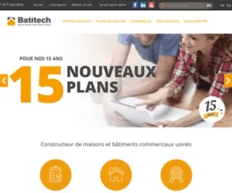 Batitech.ca(Maisons usinées) Screenshot