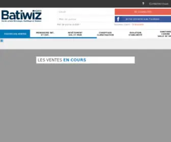 Batiwiz.com(Les ventes privées des pros du bâtiment) Screenshot