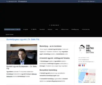 Batki.info(Büntető ügyvédként 15 éve vagyok a pályán) Screenshot