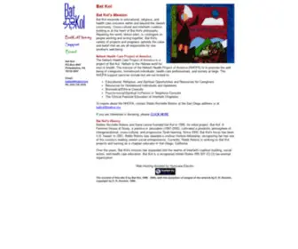 Batkol.org(Homepage of Bat Kol) Screenshot