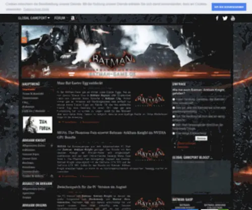 Batman-Game.de(Deutsche Fanseite zu den Batman) Screenshot