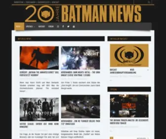 Batmannews.de(Die Fansite des Dunklen Ritters) Screenshot