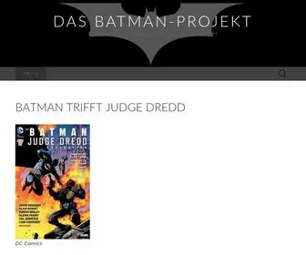 Batmanprojekt.com(Das Batman) Screenshot