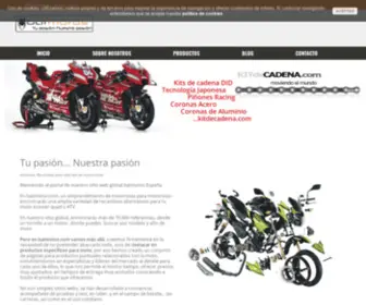 Batmotos.com(Kits de arrastre DID y RK para moto baterias de litio para moto baterias para Harley Marcadores de moto Recambios y Accesorios) Screenshot