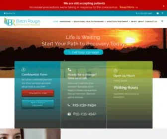 Batonrougebehavioral.com(Baton Rouge Behavioral Hospital) Screenshot