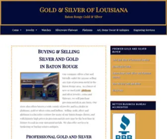 Batonrougegoldandsilver.com(Gold & Silver of Louisiana) Screenshot