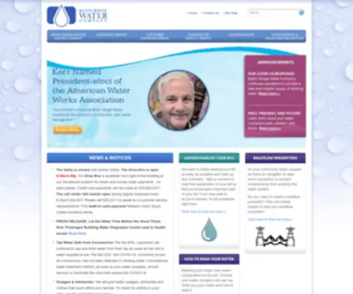Batonrougewater.com(Baton Rouge Water Company) Screenshot