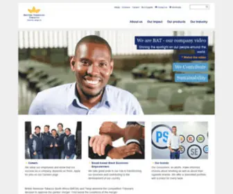 Batsa.com(British American Tobacco South Africa) Screenshot