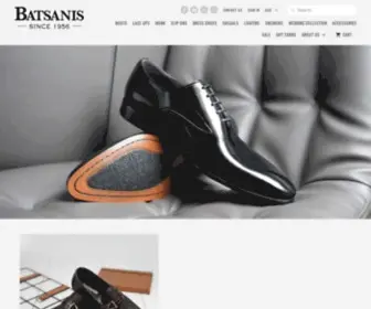 Batsanis.com.au(Mens Shoes Online Australia) Screenshot