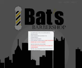 Batsbarbershop.com(Best Pittsburgh Barbershop) Screenshot