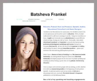 Batshevafrankel.com(Batsheva Frankel) Screenshot