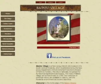 Batstovillage.org(Batsto Village) Screenshot