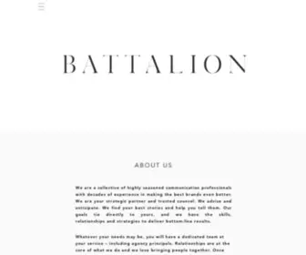 Battalionpr.com(Battalion) Screenshot