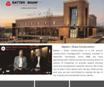 Battenshaw.com(Shaw Construction) Screenshot