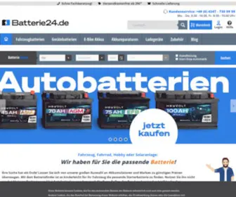 Batterie24.de(Autobatterie) Screenshot