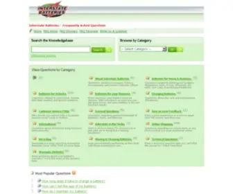 Batteries-Faq.com(Batteries Faq) Screenshot