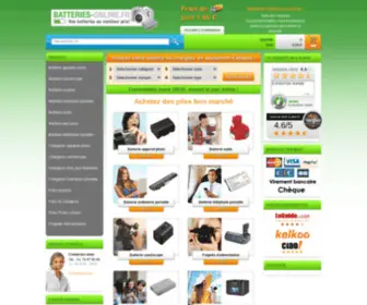 Batteries-Online.fr(Batterie appareil photo) Screenshot