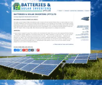 Batteries-Solar.co.za(Based in the Western Cape and servicing the surrounding area) Screenshot