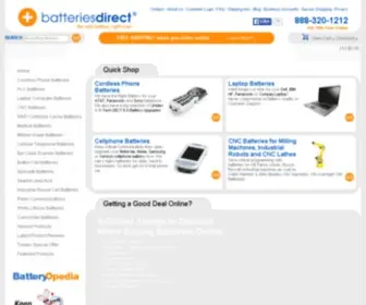 Batteriesdirect.com(Phone Batteries And Computer Batteries) Screenshot