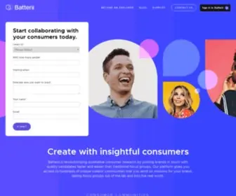 Batterii.com(Transform Inspiration into Ideas) Screenshot