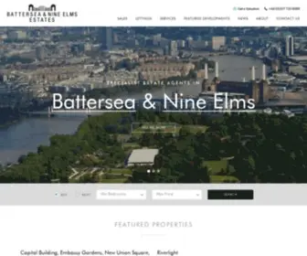 Battersea9ELMS.co.uk(Estate Agents in Battersea & Nine Elms) Screenshot