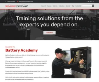 Battery-Academy.com(Battery Academy) Screenshot