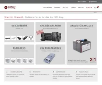 Battery-Direct.de(APC Ersatzakkus ::: USV Akkus) Screenshot