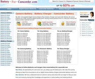 Battery-For-Camcorder.com(Camcorder Battery) Screenshot