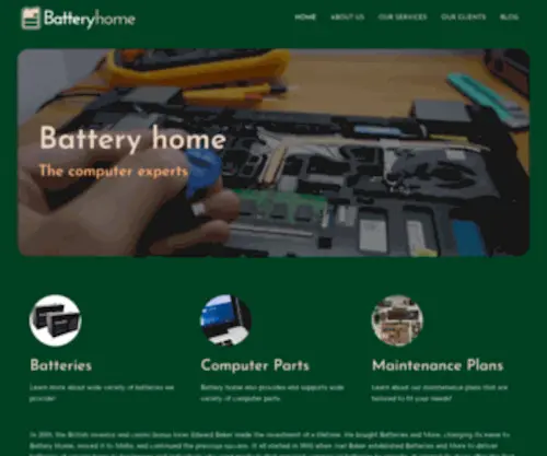 Battery-Home.com(The Computer Experts) Screenshot