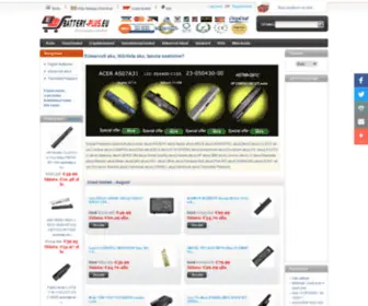 Battery-Plus.eu(European market online shopping website) Screenshot