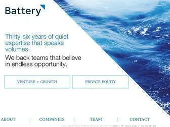 Battery.com(Battery Ventures) Screenshot