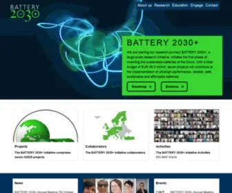 Battery2030.eu(Battery 2030) Screenshot