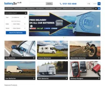 Battery2U.co.uk(Discounted Car Batteries) Screenshot
