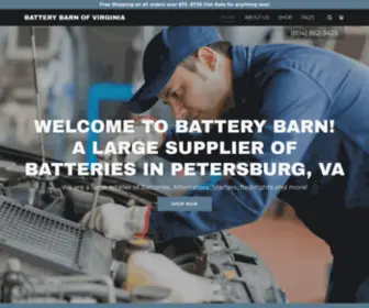 BatterybarnofVa.com(Battery Barn of Virginia) Screenshot