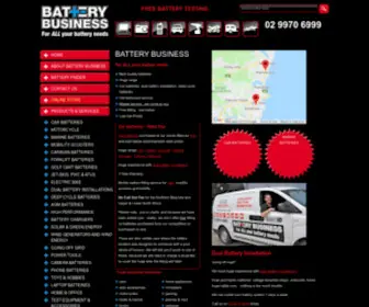 Batterybusiness.com.au(All Batteries) Screenshot