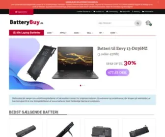 Batterybuy.dk(Høj kvalitet laptop batterier fra Danmark) Screenshot