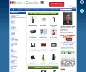 Batterycanada.com(Laptop) Screenshot