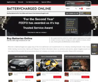 Batterycharged.co.uk(Car Batteries) Screenshot