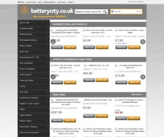 Batterycity.co.uk(Site is down for maintenance) Screenshot