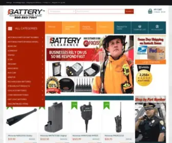 Batteryclearance.com(Battery Clearance) Screenshot