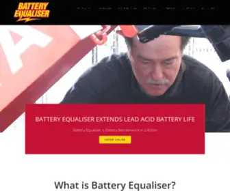 Batteryequaliser.com(Battery Equaliser Doubles Battery Life) Screenshot