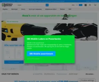 Batterygenius.be(Specialist in Batterijen) Screenshot