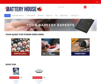 Batteryhouse.ca(Battery House) Screenshot