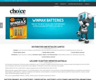 Batteryimporter.com.au(Battery Supplier) Screenshot