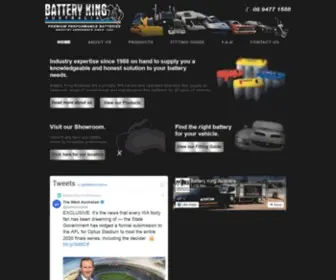 Batteryking.com.au(Battery King Australia) Screenshot