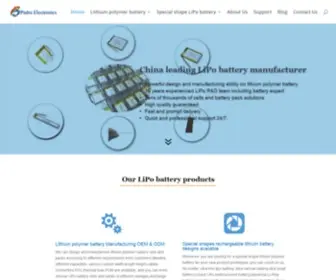 Batterylipo.com(Leading Lipo battery manufacturer) Screenshot