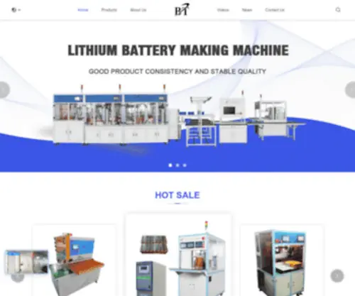 Batterymakingmachine.com(Quality Lithium Battery Making Machine & Battery Labeling Machine factory from China) Screenshot