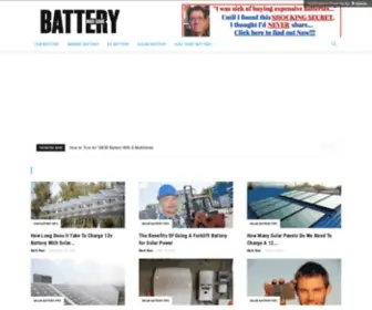 Batterymanguide.com(The Battery Man Guide blog. My site) Screenshot