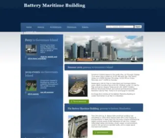 Batterymaritimebuilding.com(New York City's Historic Battery Maritime Building) Screenshot